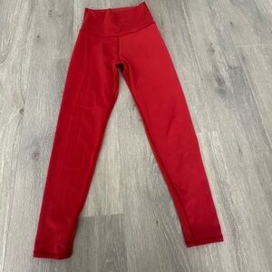 Barre3 Red Leggings